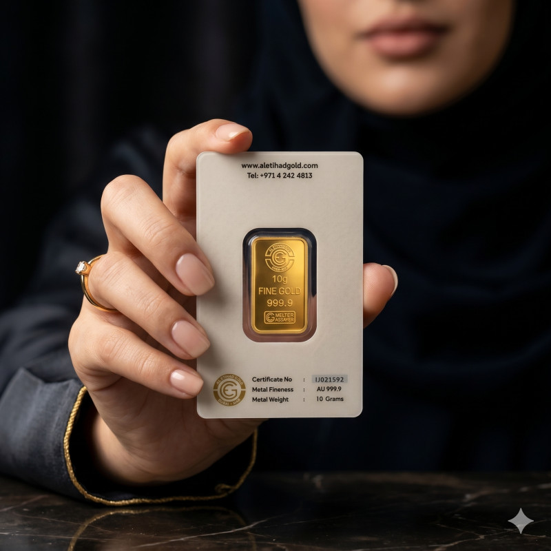 10 جرام سبيكة ذهب ، نقاوة 999.9