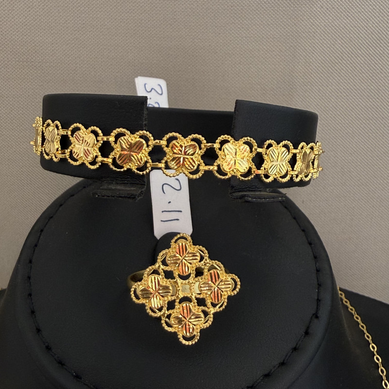 طقم الياسمينة الحديث عيار 21