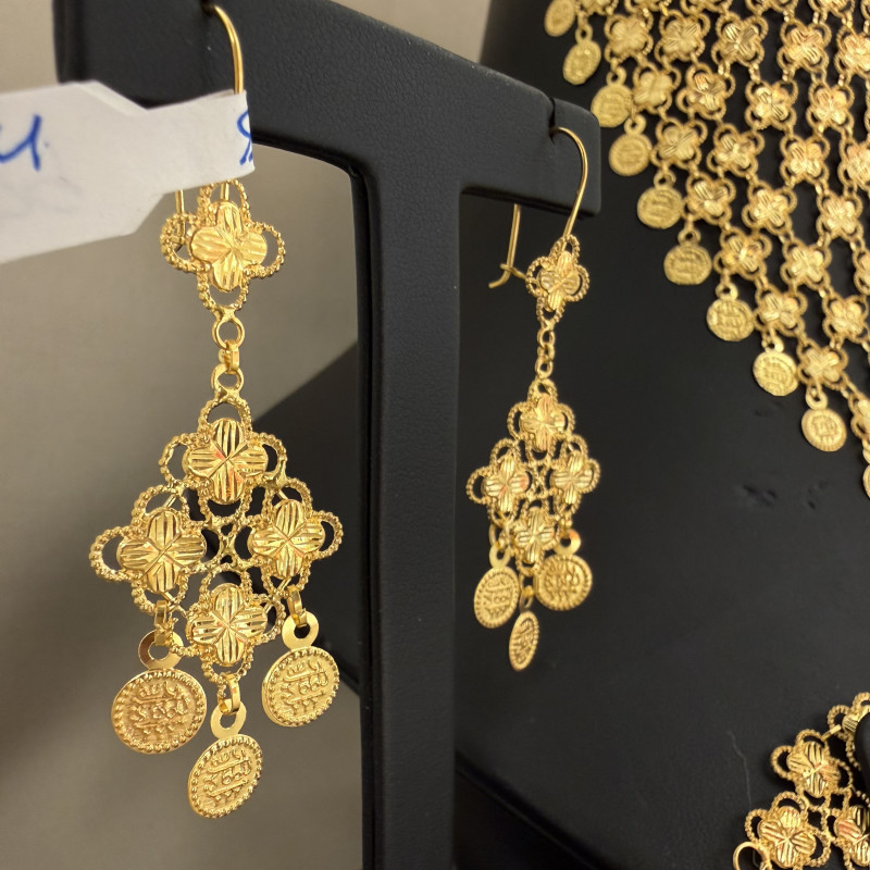 طقم مزنط الياسمينة عيار 21